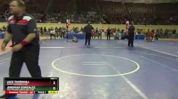 52 lbs 5th Place Match - Jack Thornhill, Noble Takedown Club vs Jeremiah Gonzalez, Southmoore Wrestling Club