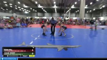 65 lbs Placement (4 Team) - Chase Warm, HEADHUNTERS WRESTLING CLUB vs Ryan Hill, DARKHORSE WRESTLING CLUB - GOLD