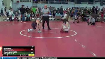 85 lbs Round 3 (8 Team) - Mason Counts, BLACKHAWK WC vs David Hill, ALABAMA ELITE