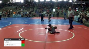 40 lbs Prelims - Luke Olsen, Henryetta Knights Wrestling vs Donnie Whitenack, Pryor Elementary Wrestling