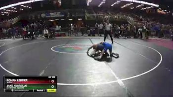 2A 106 lbs Quarterfinal - Jake Avarello, St. Thomas Aquinas vs Roman Lermer, Jesuit