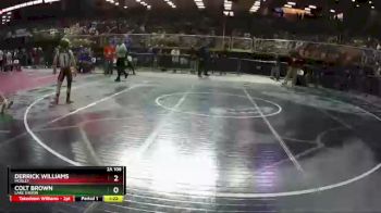 2A 106 lbs Quarterfinal - Colt Brown, Lake Gibson vs Derrick Williams, Mosley