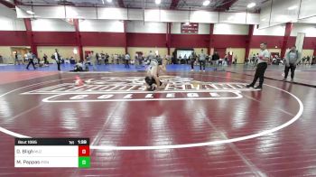 165 lbs Semifinal - Declan Bligh, Muz Trained vs Matthew Pappas, Iron Faith Wrestling