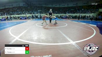 70 lbs Round Of 16 - Preston Curley, Clearwater Youth Wrestling Club vs Ezra Flores, Amped Wrestling Club