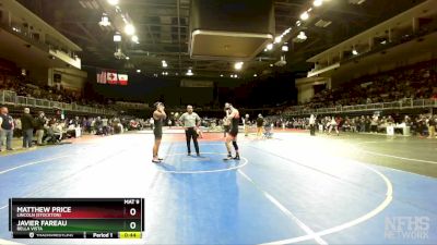 165 lbs Cons. Round 1 - Javier Fareau, Bella Vista vs Matthew Price, Lincoln (Stockton)