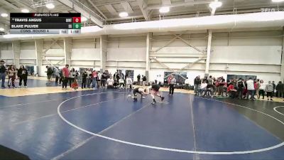 120 lbs Cons. Round 4 - Blake Pulver, South Summit vs Travis Angus, Uintah