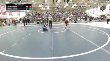 Girls 170 lbs Quarterfinal - Juliana Deak, Christopher Girls vs Linnea Amren, Los Altos&nbsp;Girls