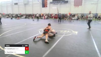 109 lbs Consi Of 16 #2 - Rocco Castellucci, Osoway vs Cayden Santillan, Horizon Huskies AZ