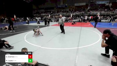 57 lbs Semifinal - Garrison Overton, Athlos Wrestling vs Nico Lopez, Black Fox Wrestling Academy