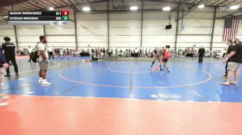 112 lbs Rr Rnd 3 - Mason Hernandez, NC Blue - MS vs Ilyzijah Miranda, Iron Faith - MS