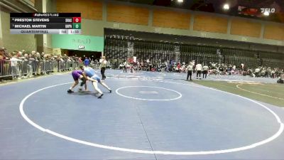 138 lbs Quarterfinal - Michael Martin, Grants Pass vs Preston Stevens, Shasta