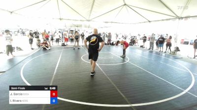 126 kg Semifinal - Josue Garcia, SoCal Grappling vs Ivan Rivers, Norseman Wresting Club