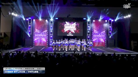 Cheer St. Louis - Virtues [2026 L1 Youth - Medium DAY 1] 2026 JAMfest Cheer Super Nationals
