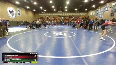 150 lbs Cons. Round 4 - Austin Brown, Clovis West vs Emmett Medders, Rio Vista