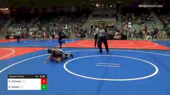 58 lbs Quarterfinal - Shion Holmes, Stl Warriors vs Kellan Hayes, RAW