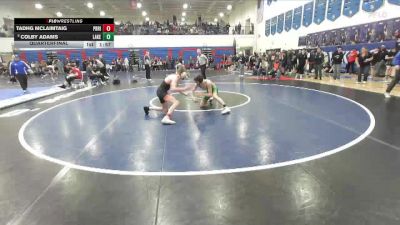 113 lbs Quarterfinal - Colby Adams, Lakeland vs Tadhg McLaimtaig, Priest River
