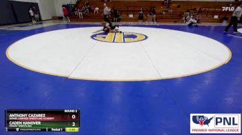 133 B Round 2 - Caden Hanover, Poway Wrestling vs Anthony Cazarez, Daniel Cormier Wrestling Academy