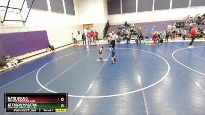 43 lbs Quarterfinal - Nate Gould, Fremont Wrestling Club vs Stetson Maestas, Stallions Wrestling Club