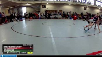 120 lbs Cons. Round 3 - Drew Zuckschwerdt, Club Madison Wrestling vs Bryce Glaze, Red Cobra Wrestling Academy