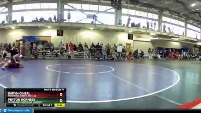 149 lbs Quarterfinal - Peyton Hornsby, Contenders Wrestling Academy vs Kadyn O`Neal, Mishawaka Wrestling Club