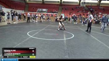 96 lbs Round 1 - Rowan Kline, Westshore vs Cameron Barnett, Neighborhood WC