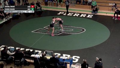 215 lbs Placement Matches (8 Team) - Zhoel Irion, Sturgis Brown vs Owen Ward, Aberdeen Central