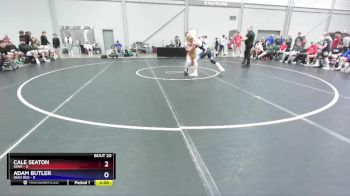 138 lbs Semis & 3rd Wb (16 Team) - Cale Seaton, Iowa vs Adam Butler, Ohio Red