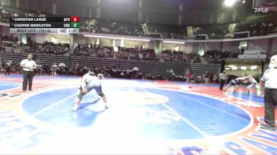 175-1A 3rd Place Match - Cooper Middleton, Christian Heritage vs Christian Lange, Mt. Pisgah Christian School
