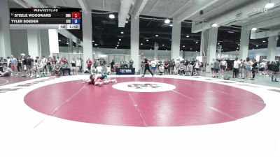 U15 FS - 75 lbs Champ. Round 1 - Steele Woodward, Sanderson Wrestling Academy vs Tyler Soeder, Seasons Freestyle Club