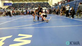 97-102 lbs Rr Rnd 1 - Kylah Rumbaugh, Tecumseh Youth Wrestling vs Sicilie Lomeli, Shelton Wrestling Academy