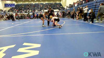 97-102 lbs Rr Rnd 1 - Kylah Rumbaugh, Tecumseh Youth Wrestling vs Sicilie Lomeli, Shelton Wrestling Academy