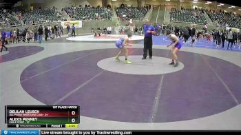 117 lbs 1st Place Match - Alexis Penney, Eagle Point vs Delilah Leusch, All-Phase Wrestling Club