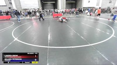 175 lbs Champ. Round 2 - Landen Grow, Askren Wrestling Academy vs Braden Peterson, LAW/BUILT