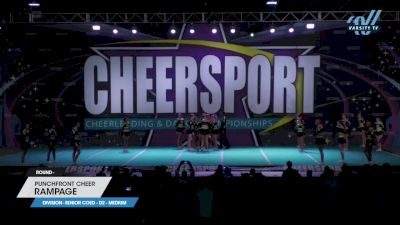 PunchFront Cheer - Rampage [2023 L4 Senior Coed - D2 - Medium] 2023 CHEERSPORT National All Star Cheerleading Championship