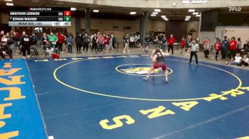 157 lbs Cons. Round 4 - Ethan Waugh, Unattached vs Grayson Lennon, Unattached