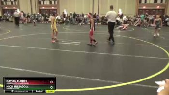 75 lbs Champ. Round 1 - Daylen Flores, Smyrna Little Wrestlers vs Nico Bresadola, Brawler Elite