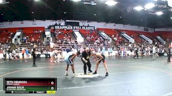 125 lbs Quarterfinal - Seth Mendoza, Mount Carmel vs Jovani Solis, Gladiator Wrestling