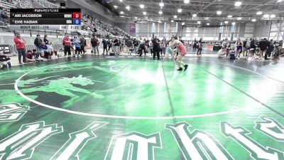 170 lbs 3rd Place Match - Ari Jacobson, Wrestling Rhinos Wrestling Club vs Evie Hasiak, Redmond Wrestling Academy