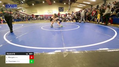 52 lbs Round Of 16 - Lucas Morgan, Berryhill Wrestling Club vs Koen Thurman, Sperry Wrestling Club