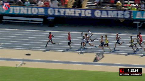 Boys' 1500m, Finals 3 - Age 15-16