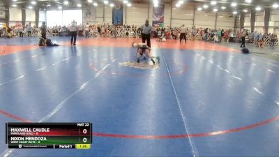 48 lbs Rd# 4- 2:00pm Friday Final Pool - Nixon Mendoza, West Coast Elite vs Maxwell Caudle, Maryland GOLD