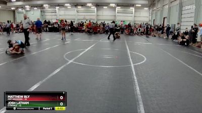 72 lbs Round 4 (6 Team) - Matthew Bly, Mat Assassins vs Josh Latham, CTWHALE