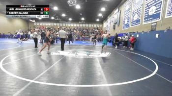 138 lbs Cons. Round 3 - Robert Galindo, R.F. Kennedy vs Uriel Hernandez-Mendoza, Madera South