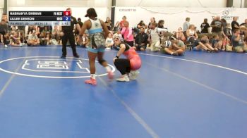 50 lbs Rr Rnd 2 - Nabhanya Dhiman, PA West Yellow - W vs Lillee Denson, Michigan Wrestling Academy - W