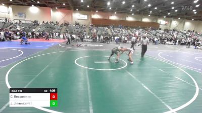 114 lbs Quarterfinal - Cole Reason, Honey Badgers vs James Jimenez, Predators WC