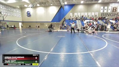 88 lbs Champ. Round 1 - Adrian Mascarenas, Roy Wrestling Club vs Talen Watt, Riverton Wolf Pack Wrestling