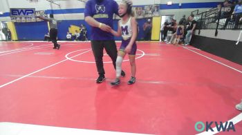 67-76 lbs Rr Rnd 5 - Brinley Leyba, Team Tulsa Wrestling Club vs Tynlee Delk, Sperry Wrestling Club