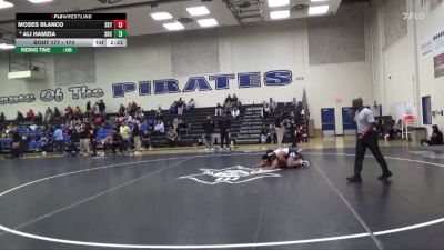 174 lbs Cons. Semi - Ali Hamzia, Santa Rosa College vs Moses Blanco, Skyline College