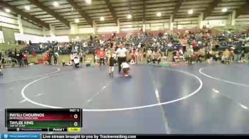 98 lbs Semifinal - Paysli Chournos, Bear River Wrestling vs Taylee King, Top Of Utah