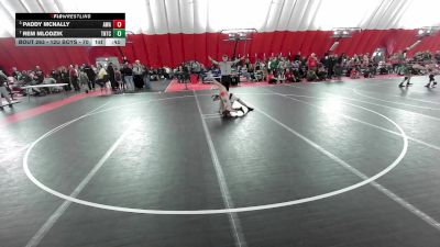 12U Boys - 70 lbs Cons. Round 5 - Rem Mlodzik, Team Nazar Training Center vs Paddy McNally, Askren Wrestling Academy